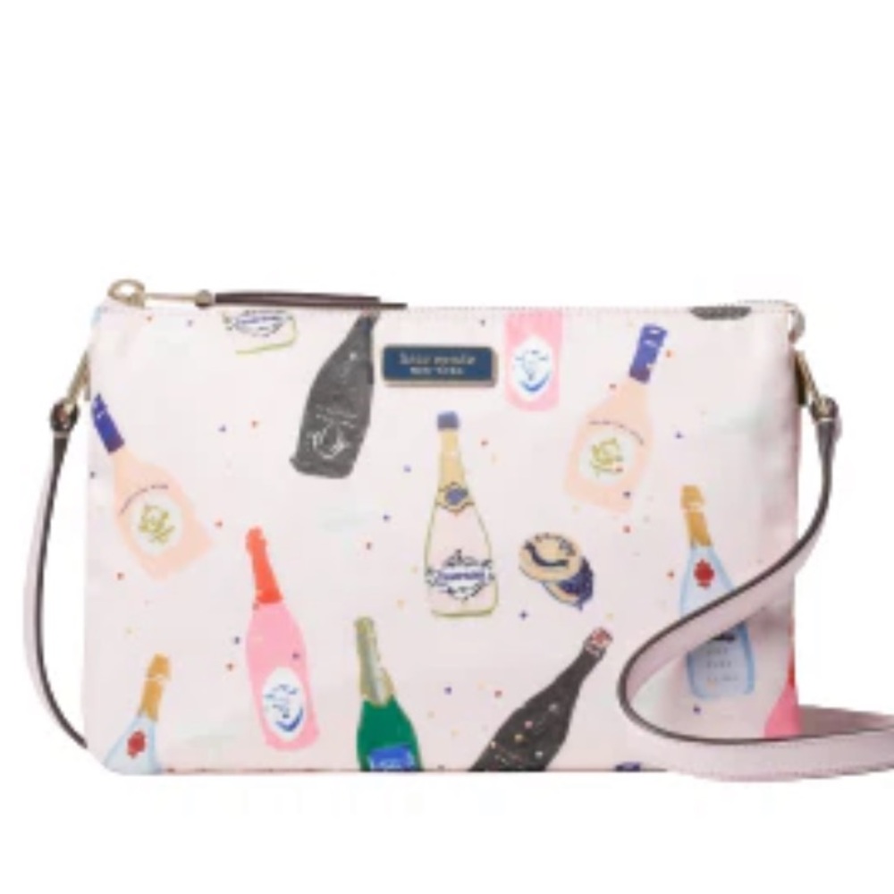 ** Price Firm** BNWOT Kate Spade Dawn Champagne Triple Gusset Crossbody